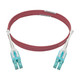 Tripp Lite  câble InfiniBand et à fibres optiques 2 m 2x LC Magenta, Turquoise, Blanc - N821-02M-MG-T