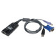 Tripp Lite  câble kvm Noir - B055-001-UV2CAC