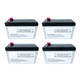 BTI SP12-9-T2-4PK- Batterie de l'onduleur Sealed Lead Acid (VRLA) 12 V 9 Ah - SP12-9-T2-4PK-BTI