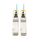 Tripp Lite  câble InfiniBand et à fibres optiques 2 m QSFP28 OFNP Couleur aqua - N28H-02M-AQ