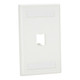 Panduit  Plaque de commutation et obturateur Blanc - CFPL1WHY