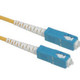 C2G 5m SC/SC Plenum-Rated Simplex 9/125 Single-Mode Fiber Patch Cable câble InfiniBand et à fibres optiques Jaune - 34849