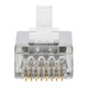 Tripp Lite  connecteur de fils RJ45 Métallique, Transparent - N232-050-FTP