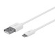 Monoprice  câble USB 3,1 m USB A Micro-USB B Blanc - 13933