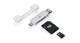 iogear  lecteur de carte mémoire Micro-USB Blanc - GFR3C12