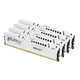 Kingston Technology FURY Beast 64 Go 5200 MT/s DDR5 CL40 DIMM (Kits de 4) White XMP - KF552C40BWK4-64