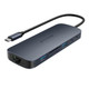 HYPER  hub & concentrateur USB 3.2 Gen 1 (3.1 Gen 1) Type-C 10000 Mbit/s Bleu, Gris - HD4006GL
