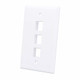 Intellinet  Plaque de commutation et obturateur Blanc - 772433