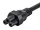 Monoprice  câble électrique Noir 3 m NEMA 5-15P Coupleur C5 - 7689