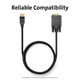 Kensington Câble passif unidirectionnel DisplayPort 1.2 (M) vers VGA (M), 1,8 m - K33024WW