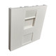 Tripp Lite  Plaque de commutation et obturateur Blanc - N042U-WM1-S