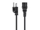 Monoprice  câble électrique Noir 0,6 m NEMA 5-15P Coupleur C13 - 42055