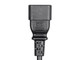 Monoprice  câble électrique Noir 1,2 m Coupleur C14 IEC C13 - 27310