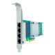 Axiom  carte réseau Interne Ethernet 1000 Mbit/s - PCIE-4RJ45-AX
