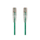 Monoprice 0.5ft. SlimRun Cat6 UTP câble de réseau Vert 0,15 m U/UTP (UTP) - 14787
