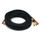 Monoprice RCA/RCA, 7.62 m câble coaxial 7,62 m Noir - 126