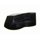 Adesso Tru-Form™ Media - Contoured Ergonomic Keyboard with Hot Key clavier USB + PS/2 QWERTY Noir - PCK-208B