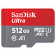 SanDisk  mémoire flash 512 Go MicroSDXC UHS-I Classe 10 - SDSQUAR-512G-GN6MA