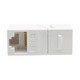 Tripp Lite  connecteur de fils RJ45 Blanc - N235-001-WH-6AD