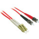 C2G 3m LC/ST Plenum-Rated Duplex 62.5/125 Multimode Fiber Patch Cable câble InfiniBand et à fibres optiques Rouge - 37537