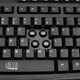 Adesso  clavier Souris incluse Universel RF sans fil QWERTY Anglais américain Noir - WKB-1330CB