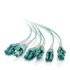 C2G 1m, MPO/6xLC câble InfiniBand et à fibres optiques Turquoise - 31328