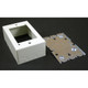 WIREMOLD  Plaque de commutation et obturateur Ivoire - 5745WHC