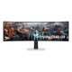 Samsung  écran plat de PC 124,5 cm (49") 5120 x 1440 pixels Dual QHD OLED Argent - LS49CG932SNXZA