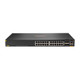 HPE Aruba Networking Aruba 6300F 24-port 1GbE Class 4 PoE & 4-port SFP56 Géré L3 Gigabit Ethernet (10/100/1000) Connexion Ethernet, supportant l'alimentation via ce port (PoE) 1U Gris - JL666A#B2B