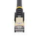 StarTech.com  câble de réseau Noir 1,5 m Cat6a - C6ASPAT5BK
