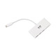 Tripp Lite  station d'accueil USB 3.2 Gen 2 (3.1 Gen 2) Type-C Blanc - U460-003-3AM