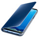 Samsung Clear View coque de protection pour téléphones portables 15,8 cm (6.2") Folio porte carte Bleu - EF-ZG955CLEGCA