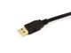 Monoprice USB 2.0 M/2xF, 9.6m câble USB 9,6 m USB A 2 x USB Noir - 8490
