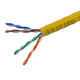 Monoprice Cat5, UTP, 304.8 m câble de réseau Jaune 304,8 m Cat5e U/UTP (UTP) - 882