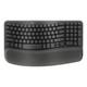 Logitech Wave Keys for Business clavier Bureau RF sans fil + Bluetooth QWERTY Anglais Graphite - 920-012058
