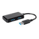 Monoprice  hub & concentrateur USB 3.2 Gen 1 (3.1 Gen 1) Type-A 5000 Mbit/s Noir - 24260