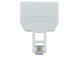Monoprice  répartiteur téléphonique RJ-11 M 2x RJ-12 F Blanc - 7292