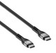 Manhattan Câble USB-C vers USB-C rapide (240 W), 2 m, charge ordinateur portable, compatible tous PC portables (un chargeur mural USB-C de 240 W supplémentaire est nécessaire), portée extra-longue, noir, garantie 3 ans - 356367