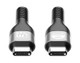 Manhattan Câble USB-C vers USB-C rapide (240 W), 2 m, charge ordinateur portable, compatible tous PC portables (un chargeur mural USB-C de 240 W supplémentaire est nécessaire), portée extra-longue, noir, garantie 3 ans - 356367