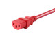Monoprice  câble électrique Rouge 3,1 m NEMA 5-15P IEC C13 - 33605