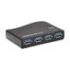 Tripp Lite  hub & concentrateur USB 3.2 Gen 1 (3.1 Gen 1) Type-B 5000 Mbit/s Noir - U360-004-R-INT
