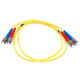 Monoprice  câble InfiniBand et à fibres optiques 1 m ST OFNP Multicolore, Jaune - 6845