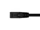 Monoprice  câble de réseau Noir 2,1 m Cat6a U/UTP (UTP) - 44663