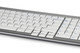 BakkerElkhuizen UltraBoard 960 clavier Bureau USB QWERTY Anglais américain Gris clair, Blanc - BNEU960SCUS