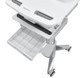 Ergotron StyleView Aluminium, Gris, Blanc Ordinateur portable Panier multimédia - SV44-1121-1