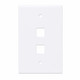 Intellinet  Plaque de commutation et obturateur Blanc - 772525