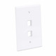 Intellinet  Plaque de commutation et obturateur Blanc - 772525