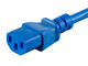 Monoprice  câble électrique Bleu 0,61 m Coupleur C14 IEC C13 - 33610