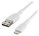 Belkin  câble Lightning 2 m Blanc - CAA002BT2MWH