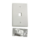 Tripp Lite  Plaque de commutation et obturateur Ivoire - N042AB-001-IVM